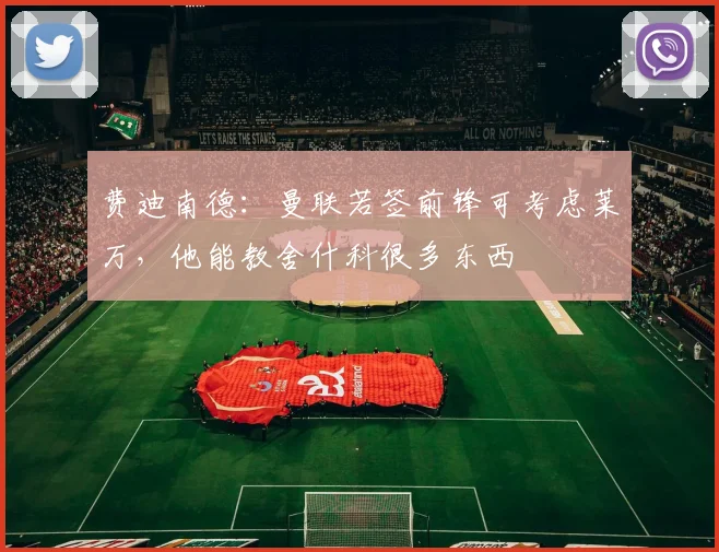 费迪南德：曼联若签前锋可考虑莱万，他能教舍什科很多东西